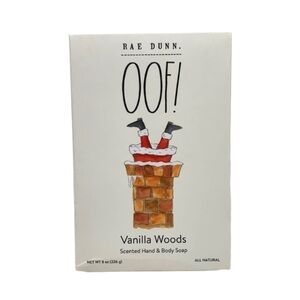 Rae Dunn Scented Hand & Body Soap - Oof! Vanilla Woods Scent, 8oz, SB120